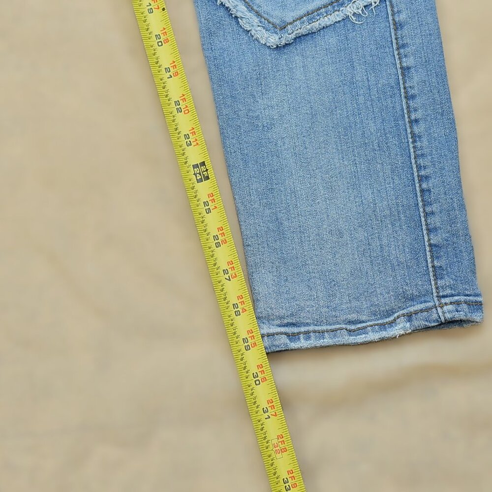 Smuggler’s Moon Light Blue Distressed Men’s Stretch Comfort Jeans size 36/32. - Picture 9 of 10